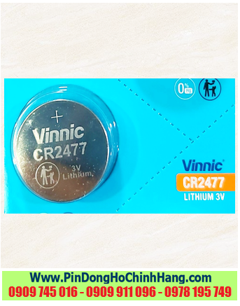 Pin Vinnic CR2477, Pin CR2477